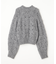 <BEAUTY&YOUTH UNITED ARROWS>透かし編み クルーネック ニットプルオーバー