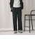 <BEAUTY&YOUTH UNITED ARROWS>ポリエステルブレンド バックゴムストレートパンツ