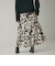 ＜EMMEL REFINES＞EM フラワープリント タックスカート