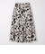 ＜EMMEL REFINES＞EM フラワープリント タックスカート
