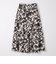 ＜EMMEL REFINES＞EM フラワープリント タックスカート