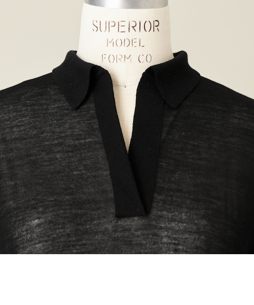 conte＞ スキッパー ニット｜エムオーピーオンラインポップアップ