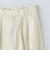 ＜6(ROKU)＞コットンレーヨン タックパンツ