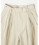 ＜6(ROKU)＞コットンレーヨン タックパンツ