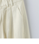 ＜6(ROKU)＞コットンレーヨン タックパンツ