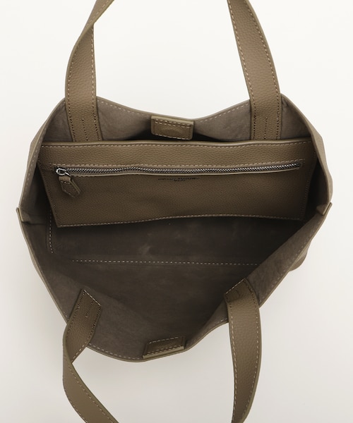 ◼️UNITED ARROWS マイクロファイバートートバッグM モカ 新品同様 UNITED ARROWS（ユナイテッドアローズ）の「マイクロファイバー トート