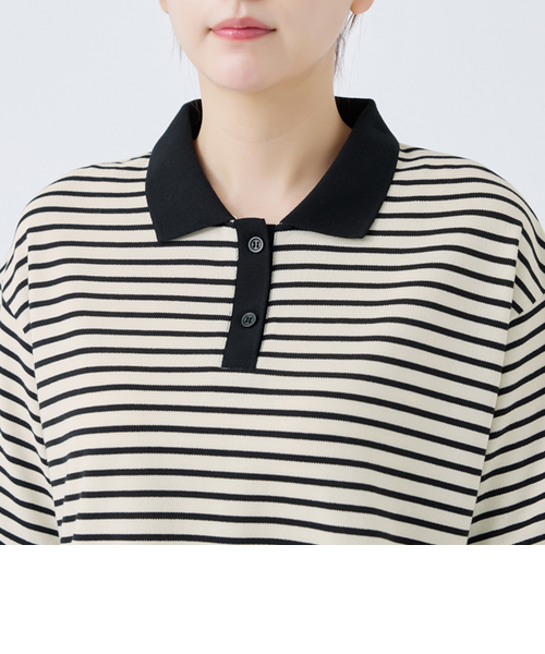 ボーダー柄】ポロシャツ｜グンゼアウトレットのアウトレット通販