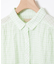 カラミクロスドビー チェック ブラウス【JAPAN FABRIC】