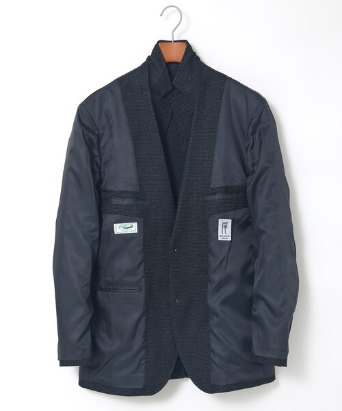 黒鳥 千鳥柄 ウールブレンド ジャケット｜クロコダイルのアウトレット