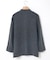 ウールブレンド スタンドカラー ニットコート