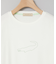 クロコモチーフ チェーンステッチ風 プリントTシャツ