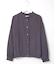 スタンドカラー シアー ブラウス
