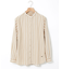 バンドカラー ストライプ ブラウス【一部店舗限定】