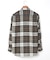 ピケ素材 チェック柄 シャツ