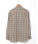 ピケ起毛 チェック柄 シャツ