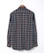 ピケ起毛 チェック柄 シャツ