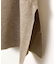 サイドスリット ミドル丈 カーディガン