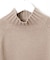 コットンブレンド ハイネック ニット