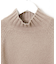 コットンブレンド ハイネック ニット