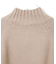 コットンブレンド ハイネック ニット