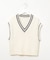ウールブレンド チルデン ニットベスト