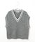 ウールブレンド チルデン ニットベスト