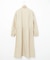 ノーカラー ウエスト切り替え ライトコート