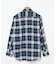ピケ 英国調タータン柄 シャツ