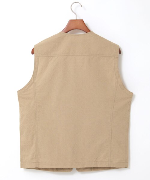 Engineered Garments シアサッカーベスト シアサッカー ベスト【吸汗速乾】｜クロコダイルのアウトレット通販