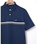 ラインプリント ポロシャツ