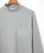 テレコ編み ハイネック Tシャツ