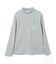 テレコ編み ハイネック Tシャツ