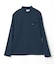 テレコ編み ハイネック Tシャツ