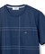 スノーコットン パネルチェック Tシャツ【接触冷感】