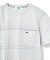 スノーコットン パネルチェック Tシャツ【接触冷感】