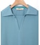 リップルボーダー 七分袖 Tシャツ