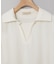 リップルボーダー 七分袖 Tシャツ