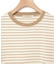 スノーコットン 鹿の子ボーダー Tシャツ【接触冷感】