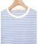 スノーコットン 鹿の子ボーダー Tシャツ【接触冷感】
