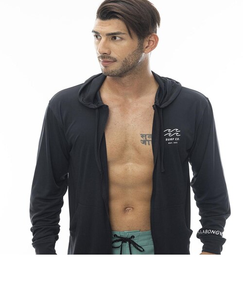OUTLET】BILLABONG メンズ RASH ZIP HOOD ラッシュガード 【2024年春夏 