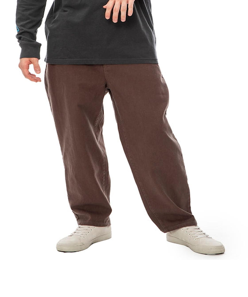 新品 RVCA ルーカ M チェック イージー パンツ ブラウン Amazon | RVCA(ルーカ) メンズ PAN チェック パンツ チノ