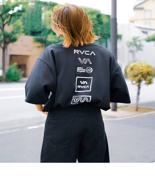 (取寄) ルーカ メンズ ショート スリーブ RVCA men Meric Short Sleeve Sage Leaf RVCA ルーカ公式通販】ルーカ （RVCA）【OUTLET】RVCA メンズ ALL LOGO