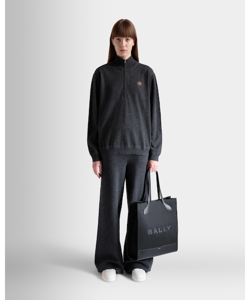 ★国内発送・関税込★【BALLY】Bar Keep On ミニ トートバッグ セール】BALLY トートバッグ BAR KEEP ON EW ロゴ (506125790