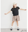 【KIDS】タックスリーブレースアップTシャツ/冷感・WEB限定サイズ:110cm