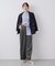 ベロアコーデュロイイージーワイドパンツ