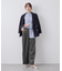 ベロアコーデュロイイージーワイドパンツ