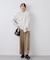 ベロアコーデュロイイージーワイドパンツ
