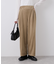 ベロアコーデュロイイージーワイドパンツ