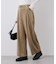 ベロアコーデュロイイージーワイドパンツ