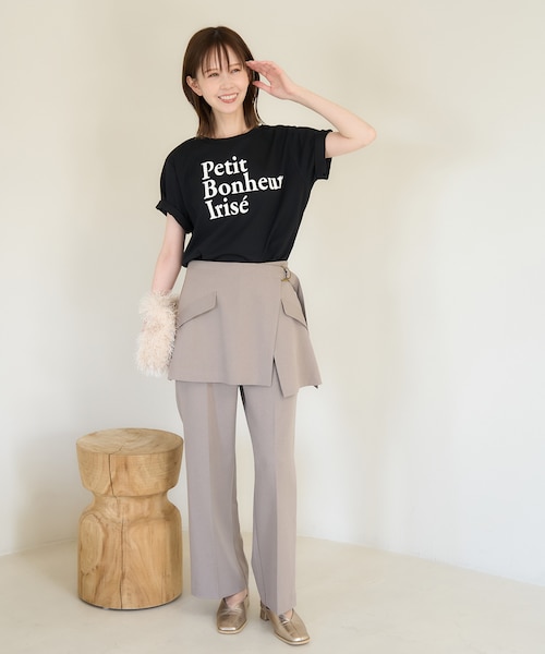 ロペピクニック カットソー シャツ トップス 半袖 ジュン レディース 38サイズ ネイビー ROPE PICNIC RENUロゴTシャツ⁄接触冷感｜ロペピクニック ⁄ ビス ⁄ ジュンレッドの